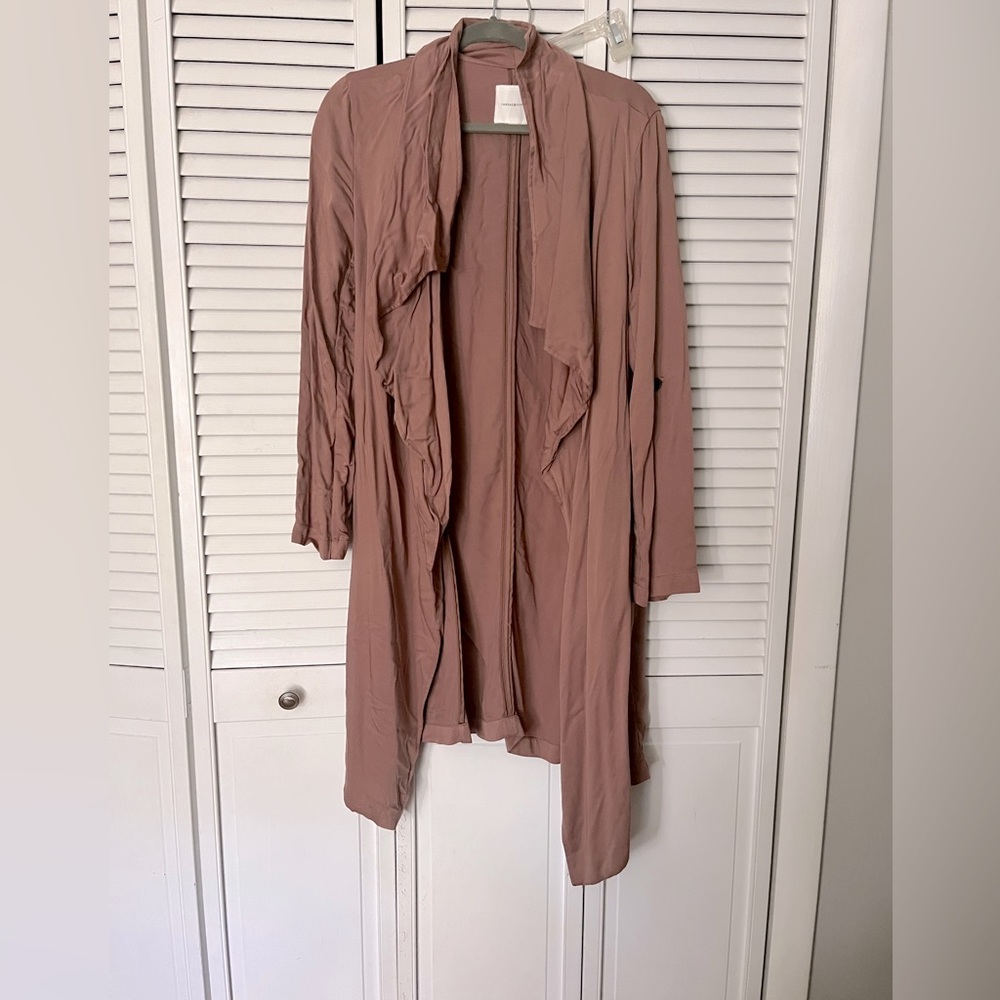 Mauve duster coat!
